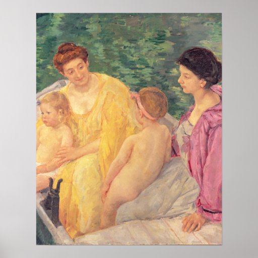 The Swim or Two Mothers & Their Children on a Posters