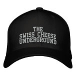The Swiss Cheese Underground Embroidered Cap embroidered hats