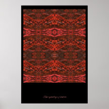 The Symmetry of Leaves Print