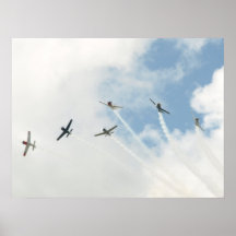 The T-28 Warbird Aerobatic Demonstration Team. Posters