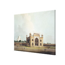 The Taj Mahal at Agra, from 'Oriental Scenery: Twe canvas prints
