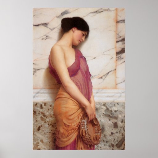 The Tambourine Girl Print