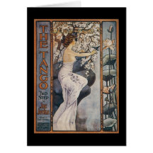 The Tango Vintage Songbook Cover Greeting Card