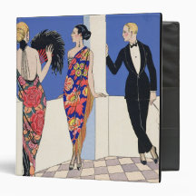 The Taste of Shawls, 1922 (pochoir print) Binder