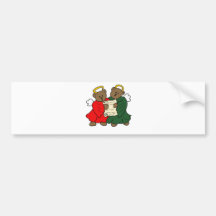 The Teddy Bear Angels Bumper Stickers