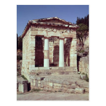 The Temple of the Treasures of the Athenians Postcard