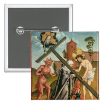 The Temptation of a Saint Pinback Button