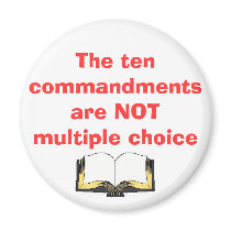 The ten commandments Magnet
