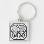 THE TENNIS CREST KEYCHAINS