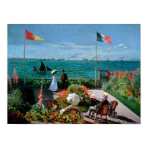 The Terrace at Sainte-Adresse, 1867 posters