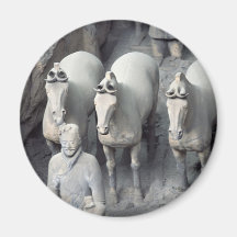 The Terracotta Army Warriors Fridge Magnet