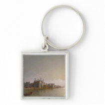 The Thames by Moonlight with Traitors' Gate keychains
