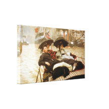 The Thames ~ James Tissot Gallery Wrap Canvas