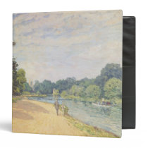 The Thames with Hampton Church, 1874 binders