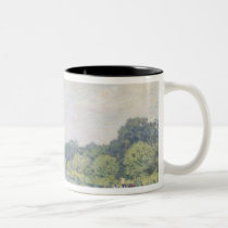 The Thames with Hampton Church, 1874 mugs