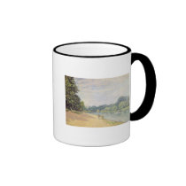 The Thames with Hampton Church, 1874 mugs