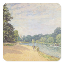 The Thames with Hampton Church, 1874 stickers