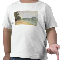 The Thames with Hampton Church, 1874 t-shirts