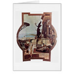 The Theatre Of Taormina By Gustav Klimt Greeting Card