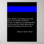 The Thin Blue Line Poster