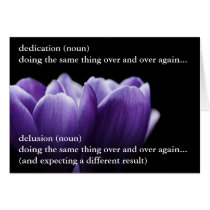 The thin line between dedication and delusion