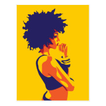 The Thinker Post Card
