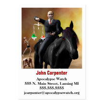 The Third Horseman Business Card Templates