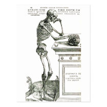 The Thoughtful Skeleton postcards