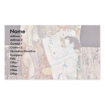 The Three Ages Of Woman By Klimt Gustav Business Cards