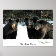 The Three Bears, The Three Bears Print
