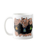 THE THREE CHIMPS COFFEE MUGS