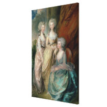 The three eldest daughters of George III: Princess canvas prints