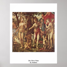 The Three Fates By Sodoma Print