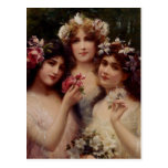 The Three Graces - Émile Vernon Postcard