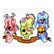 The Three No Evils! - Party Invitation