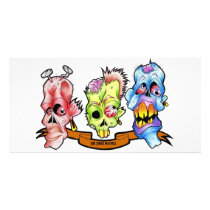 The Three No Evils! - Photo Card
