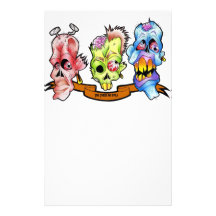 The Three No Evils! - Stationery
