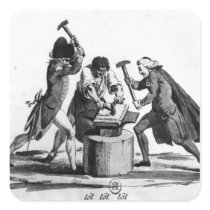 The Three Orders Square Stickers