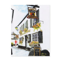'The Three Pilchards' Postcard