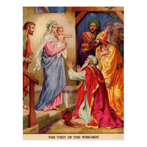 The three wise men post cards