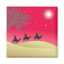 The Three Wisemen Fridge Magnet