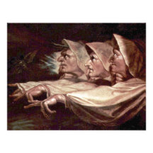 The Three Witches English - The Weird Sisters Or T Personalized Invite