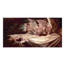 The Three Witches English - The Weird Sisters Or T Photo Card