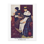 The Three Women In The Church By Wilhelm Leibl postcards