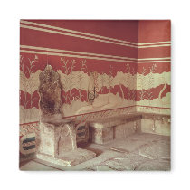 The Throne Room of Minos, 1500-1400 BC magnets