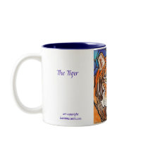 The Tiger Stained Glass/mosaic Art Many products!! Mugs
