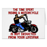 The Time Spent Riding A Motorcycle Is Not Deducted Cards