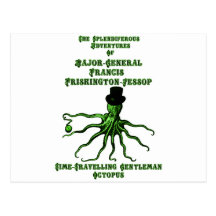 The Time-Travelling Gentleman Octopus Post Cards