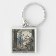 The Toilet of an Attorney's Clerk, engraved by Phi Keychain