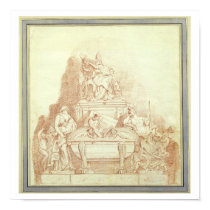 The Tomb of Pope Urban VIII (1568-1644) by Gianlor posters
